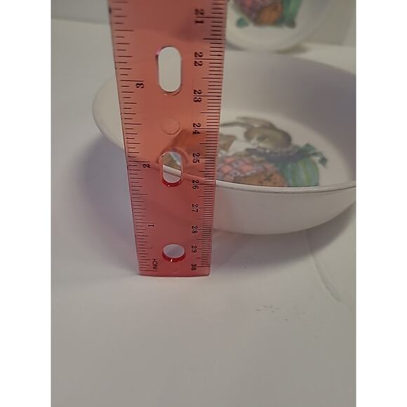 Oneida Deluxe Melamine Peter Rabbit Vintage Children’s 6" (2) Bowls #3243 - Picture 3 of 7